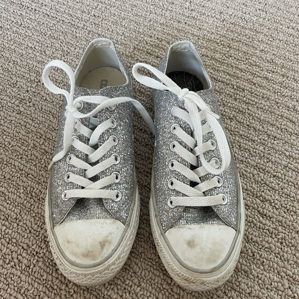 glitter converse